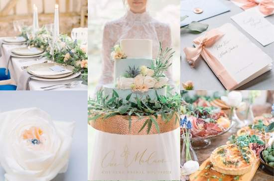 Relaxed and laid back wedding day inspiration mood board
