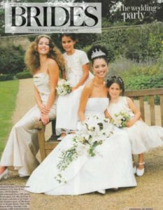 Couture Designer Wedding Dresses London, Brides Magazine Spread