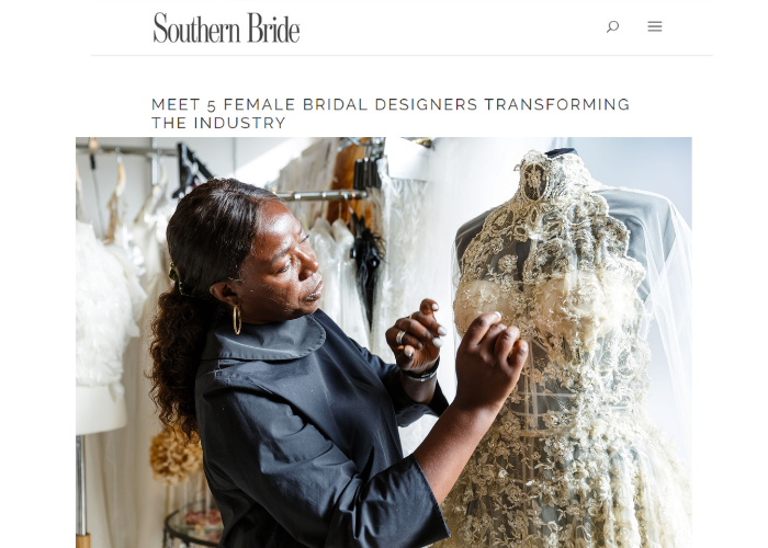 Independent Wedding Dress Designer | Featured in Signature Bride
